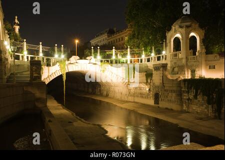 Wien, Stadtpark, Wienflussmündung, Friedrich Ohmann und Josef Hackhofer 1903-1907 Stockfoto