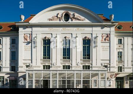 Wien, Konzerthaus Wien, Konzerthaus Stockfoto