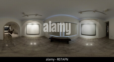 360 Grad Panorama Ansicht von Assar Art Gallery Okt 2018 Reza Lavasani Vorhang, 04.