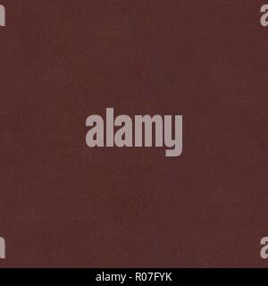 Nahaufnahme von braunem Leder Hintergrund. Nahtlose square Textur, Fliese bereit. Stockfoto