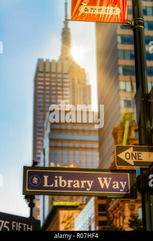 Library, New York Stockfoto