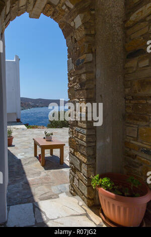 Dörfer in Tinos Stockfoto