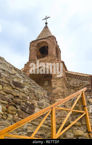 David Gareji oder Gardja Höhle Klosterkirche in Georgien, in der Region Kachetien Stockfoto