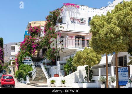 Hotel fevro, Agia Galini, Rethimnon, Kreta (Kriti), Griechenland Stockfoto