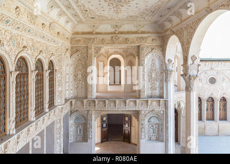 KASHAN, IRAN - 27. August 2016: Tabatabai Haus Stockfoto