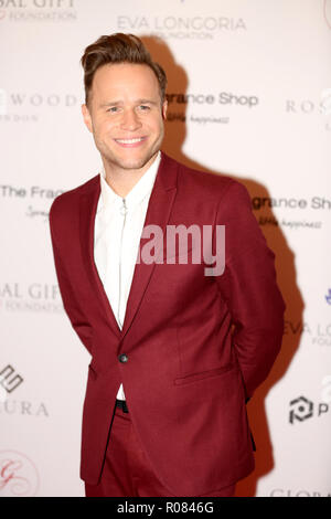 Olly Murs die Teilnahme an der 9. jährlichen globalen Geschenk Gala im Rosewood Hotel, London statt. PRESS ASSOCIATION FOTO. Bild Datum: Freitag, 2. November 2018. Foto: David Parry/PA-Kabel Stockfoto