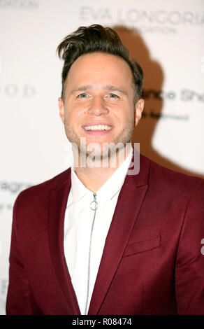 Olly Murs die Teilnahme an der 9. jährlichen globalen Geschenk Gala im Rosewood Hotel, London statt. PRESS ASSOCIATION FOTO. Bild Datum: Freitag, 2. November 2018. Foto: David Parry/PA-Kabel Stockfoto