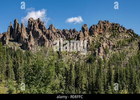 Pinnacles, South Dakota Stockfoto