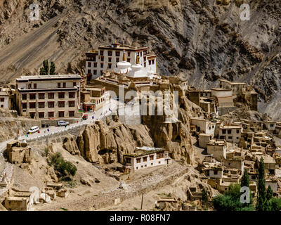 Lamayuru Gompa, eines der bedeutendsten Klöster im ehemaligen Königreich Ladakh Stockfoto