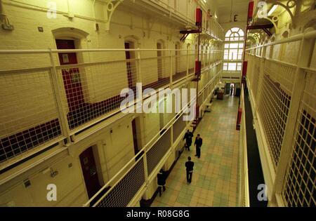 Barlinnie Gefängnis in Glasgow, Schottland, 1990. Stockfoto