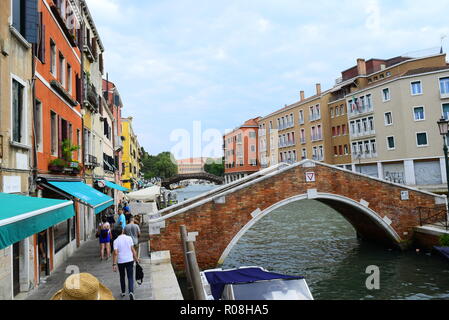 HD-DSLR-Fotografie von Venedig, Italien. Alle Fotos sind im echten Venedig Italien. Sie können sehen, den Grand Canal, Boote, Orte, Gebäude. Ein Muss Stockfoto