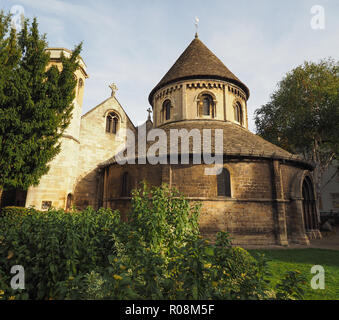 Anglikanische Kirche des Heiligen Grabes aka die runde Kirche in Cambridge, Großbritannien Stockfoto