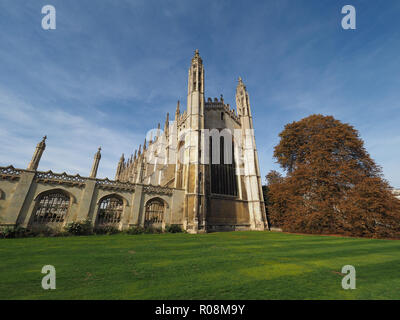 CAMBRIDGE, UK - ca. Oktober 2018: King's College Stockfoto
