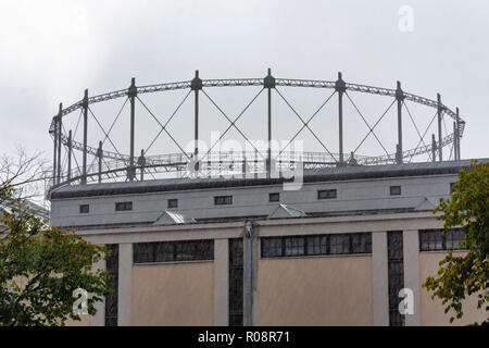 Überreste des Elektrokraftwerks in Suvilahti Helsinki Finnland Stockfoto