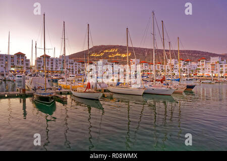 Agadir Marina im südlichen Marokko, Souss-Massa Provinz North West Afrika. Stockfoto