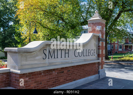 Smith College ist eine private, Frauen Liberal Arts College in Northampton, Massachusetts, USA. Stockfoto