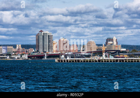 City Skyline, New Haven, Connecticut, USA. Stockfoto