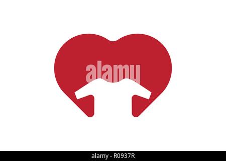 T-Shirt, Wäscheservice Logo Designs Inspiration isoliert auf weißem Hintergrund Stock Vektor