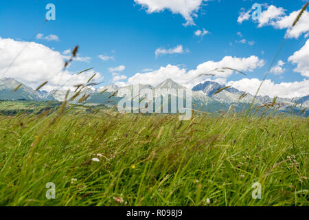 Smallest high mountains in the world - High Tatras in Slovakia Stockfoto