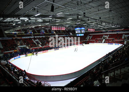 Helsinki Ice Hall, Helsinki, Finnland. 2 Nov, 2018. Allgemeine Ansicht, 2. November 2018 - Eiskunstlauf: ISU Grand Prix 2018/2019 Helsinki Grand Prix 2018 in Helsinki Ice Hall, Helsinki, Finnland. Credit: YUTAKA/LBA SPORT/Alamy leben Nachrichten Stockfoto