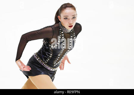 Helsinki Ice Hall, Helsinki, Finnland. 2 Nov, 2018. Rika Hongo (JPN), 2. NOVEMBER 2018 - Eiskunstlauf: ISU Grand Prix 2018/2019 Helsinki Grand Prix der Frauen 2018 kurzes Programm an der Helsinki Ice Hall, Helsinki, Finnland. Credit: D. Nakashima/LBA/Alamy leben Nachrichten Stockfoto