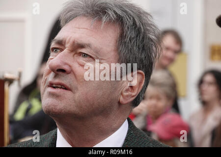 Westminster, London, W1, UK. 3. November, 2018. Alan Titchmarsh, Berühmtheit Richter am Concourse d'Elegance an der Illinois Route 66 gesponsert, Regent Street Motor Show, Westminster, London, UK Credit: Motofoto/Alamy leben Nachrichten Stockfoto