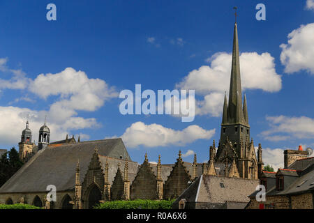 Fougères - Mittelalterliche Stadt in der Bretagne, Frankreich Stockfoto
