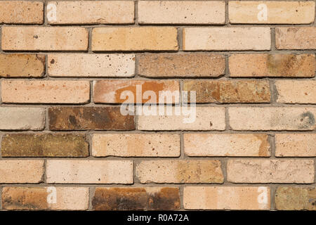 Detaillierte alten Orange brick wall Hintergrund Foto Textur Stockfoto