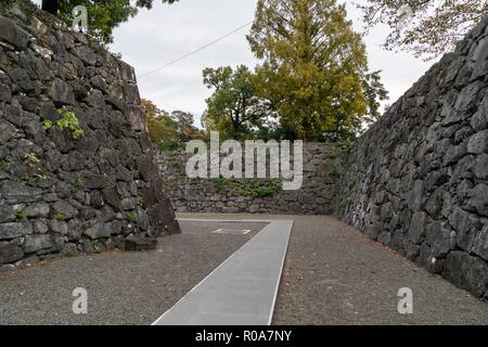 Ehemalige Yatsushiro Schloss, yatsushiro City, Präfektur Kumamoto, Japan Stockfoto