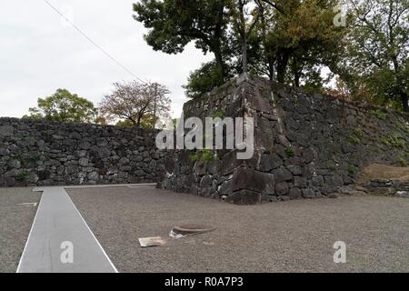 Ehemalige Yatsushiro Schloss, yatsushiro City, Präfektur Kumamoto, Japan Stockfoto