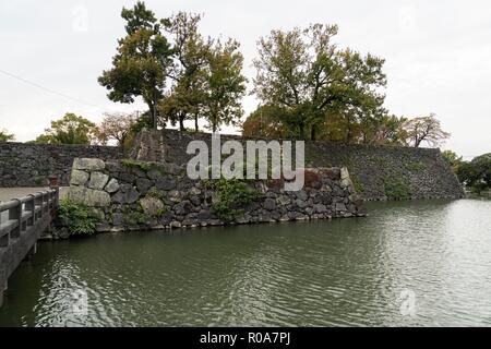 Ehemalige Yatsushiro Schloss, yatsushiro City, Präfektur Kumamoto, Japan Stockfoto