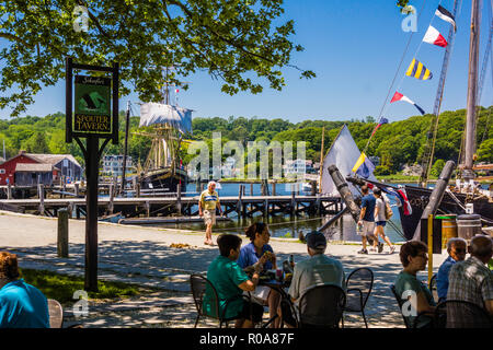 Mystic Seaport Mystic, Connecticut, USA Stockfoto