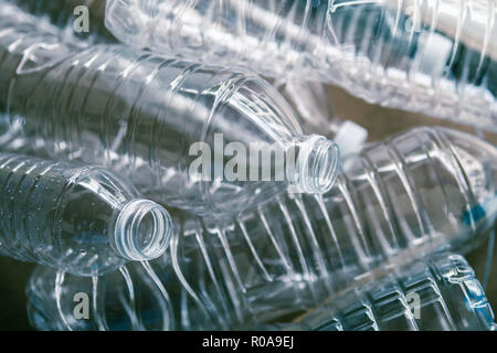 Wiederverwertbaren Plastikflaschen Stockfoto