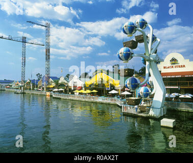 1997 historische RANDBURG WATERFRONT JOHANNESBURG TRANSVAAL, SÜDAFRIKA Stockfoto