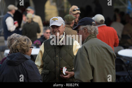 Usa - November 3, 2018: Unison Heritage Day Ereignisse wurden heute auf der Hauptstraße in der Ortschaft Unison statt. Die kleine Veranstaltung ist 15 Jahre alt Stockfoto