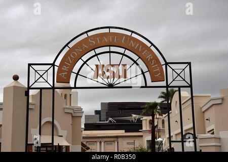 Die Arizona State University Downtown Phoenix Campus anmelden Stockfoto