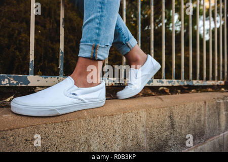 Mischung aus Schuh Bilder und Backroads Stockfoto