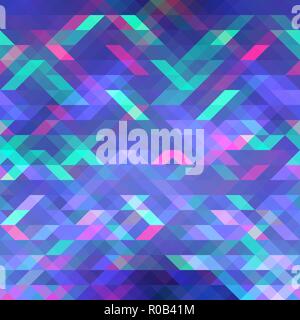 Eine bunte, abstrakten Hintergrund, bestehend aus Rechtecke und Dreiecke. Stock Vektor