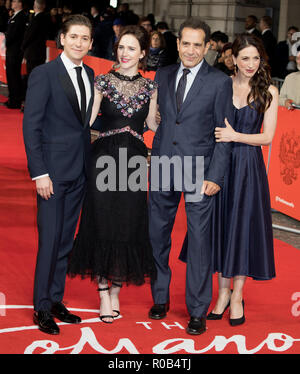 "Die Romanows" Premiere im Curzon Mayfair's Mit: Michael Zegen, Rachel Brosnahan, Tony Shalhoub, Marin Hinkle Wo: London, Vereinigtes Königreich, wenn: 02 Okt 2018 Credit: WENN.com Stockfoto