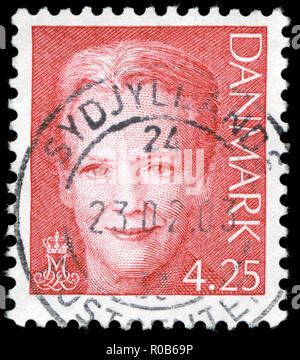 Poststempel Stempel aus der Dänemark in der Königin Margrethe II Serie 5 Stockfoto