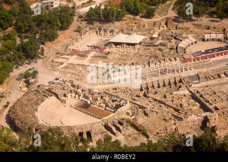 Römisches Theater - Beit She'an, Israel... Stockfoto