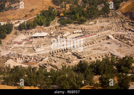 Beit She'an Nationalpark Stockfoto