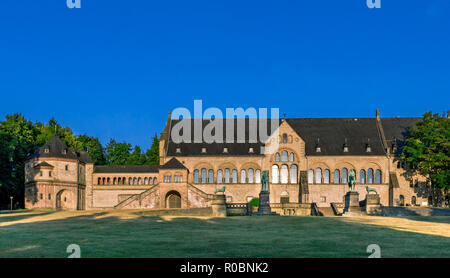 Kaiserhaus des Imperial Palace, Kaiserpfalz, Weltkulturerbe der UNESCO, Goslar, Harz, Niedersachsen, Deutschland, Europa Stockfoto