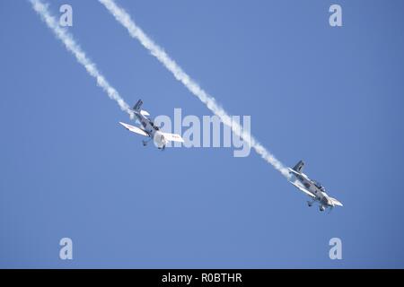 Team Raven (RaVen) Unterhaltung Tausende von Zuschauern an der Bournemouth Air Festival 2018 Stockfoto