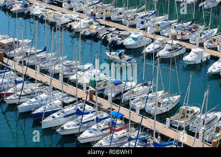 La Seyne-sur-Mer (Frankreich): die Marina Stockfoto