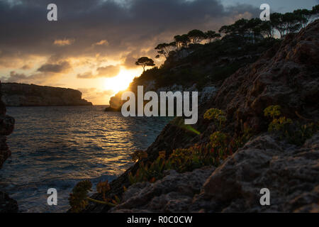 Calo des Moro mallorca Stockfoto
