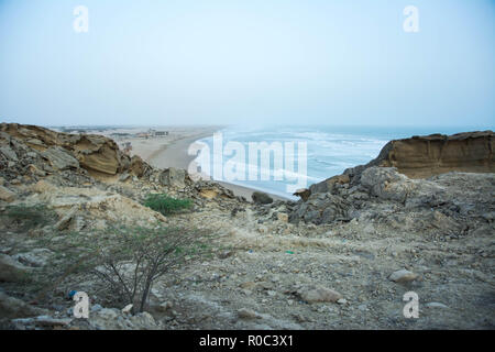 Kund Malir ist eine Wüste, Strand in Belutschistan, Stockfoto