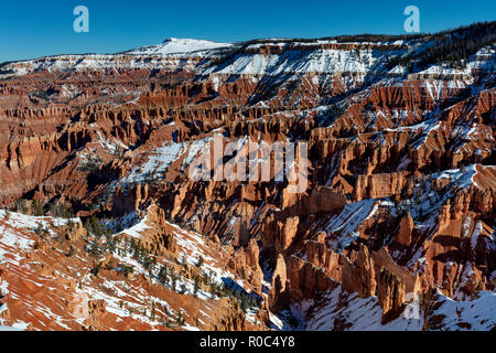 Cedar Breaks National Monument im Winter, Utah Stockfoto