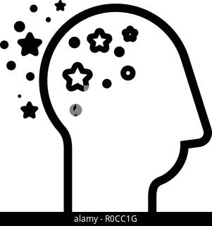 Alzheimer Symbol als EPS 10-Datei Stock Vektor