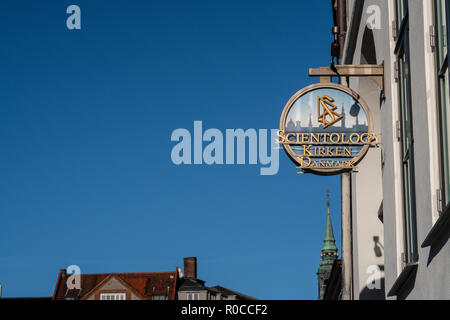 Die Scientology Kirche in Kopenhagen, Dänemark. Stockfoto